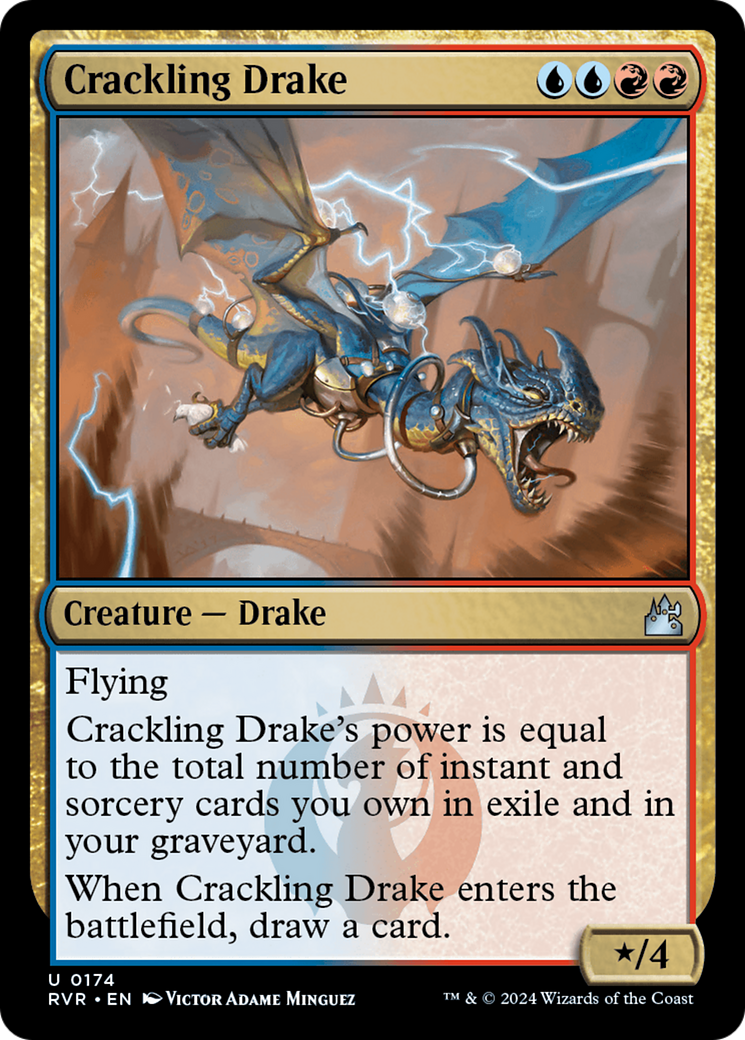 Crackling Drake [Ravnica Remastered] | Exor Games New Glasgow