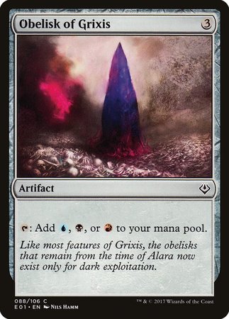 Obelisk of Grixis [Archenemy: Nicol Bolas] | Exor Games New Glasgow