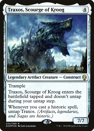 Traxos, Scourge of Kroog [Dominaria Promos] | Exor Games New Glasgow