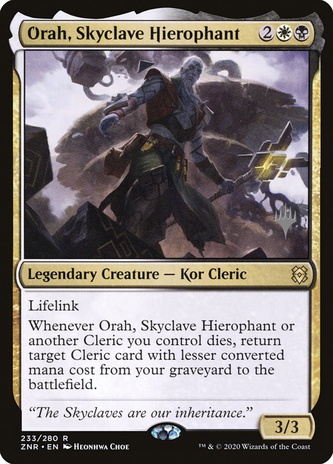 Orah, Skyclave Hierophant (Promo Pack) [Zendikar Rising Promos] | Exor Games New Glasgow