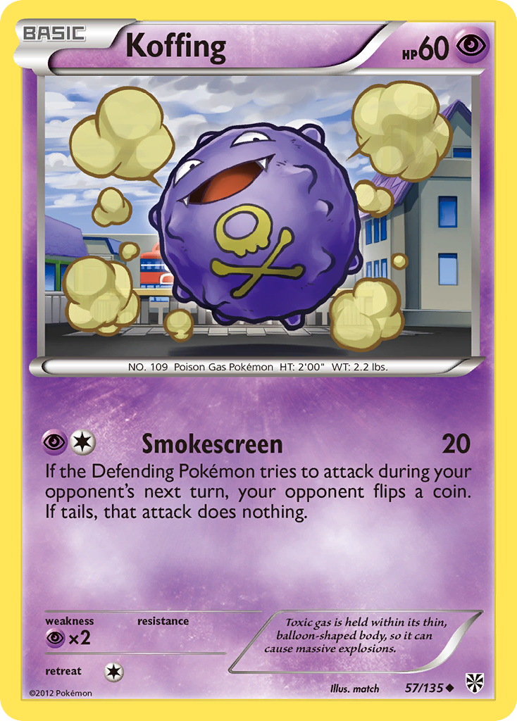 Koffing (57/135) [Black & White: Plasma Storm] | Exor Games New Glasgow