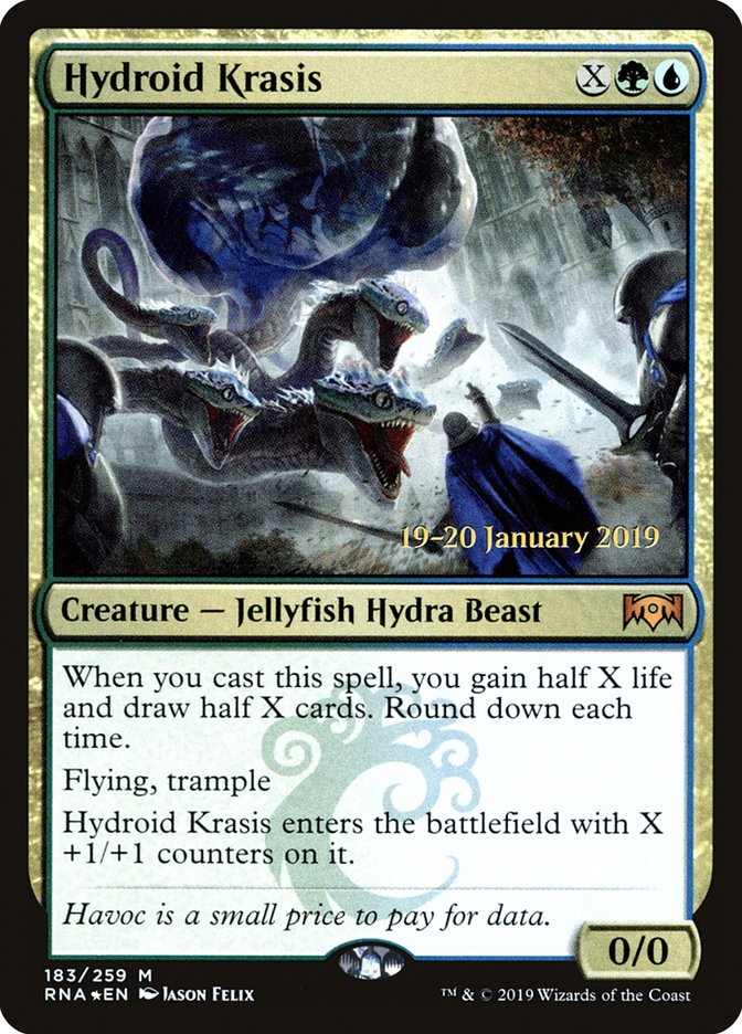 Hydroid Krasis [Ravnica Allegiance Prerelease Promos] | Exor Games New Glasgow