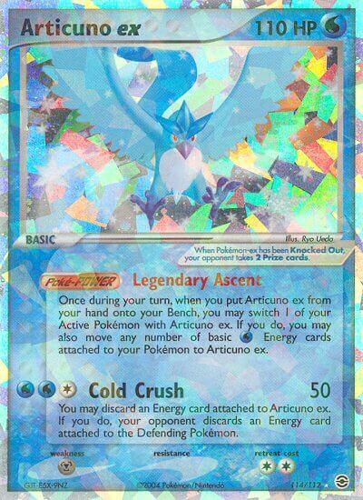 Articuno ex (114/112) [EX: FireRed & LeafGreen] | Exor Games New Glasgow