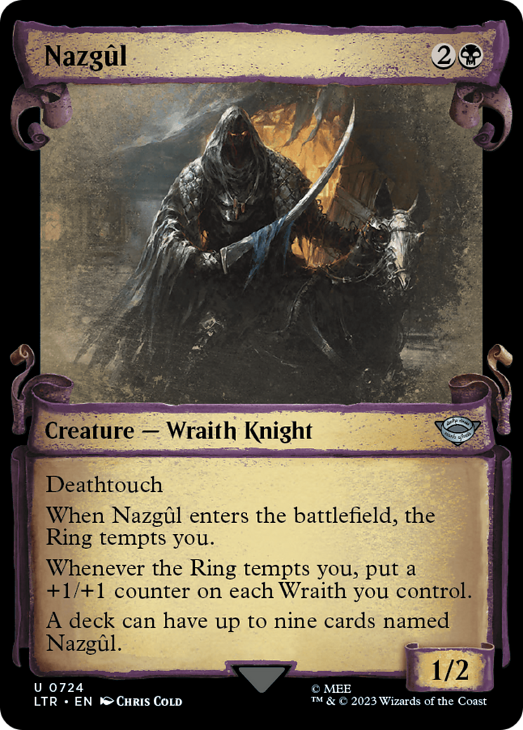 Nazgul (0724) [The Lord of the Rings: Tales of Middle-Earth Showcase Scrolls] | Exor Games New Glasgow