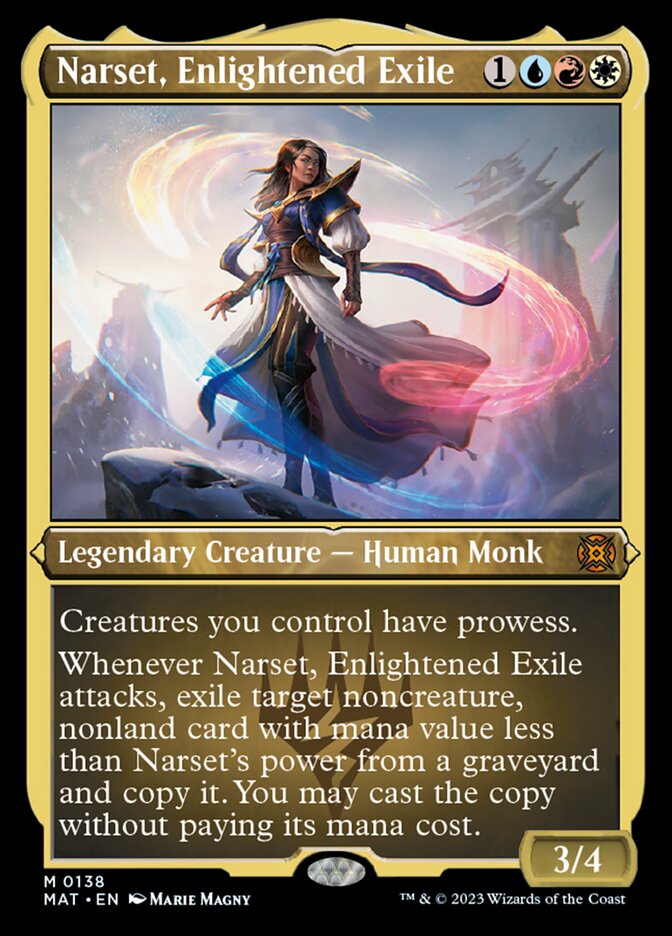 Narset, Enlightened Exile (Foil Etched) [March of the Machine: The Aftermath] | Exor Games New Glasgow