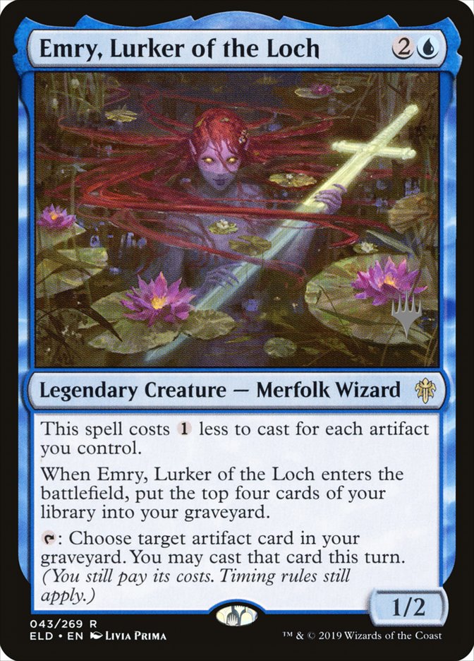 Emry, Lurker of the Loch (Promo Pack) [Throne of Eldraine Promos] | Exor Games New Glasgow