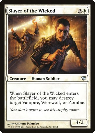 Slayer of the Wicked [Innistrad] | Exor Games New Glasgow