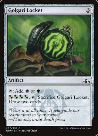 Golgari Locket [Guilds of Ravnica] | Exor Games New Glasgow