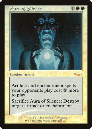 Aura of Silence [Friday Night Magic 2002] | Exor Games New Glasgow