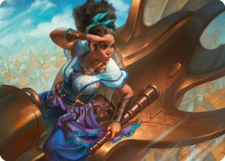 Talas Lookout Art Card [Dominaria United Art Series] | Exor Games New Glasgow