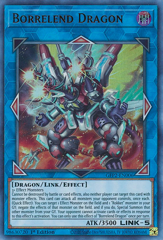 Borrelend Dragon [GFP2-EN006] Ultra Rare | Exor Games New Glasgow