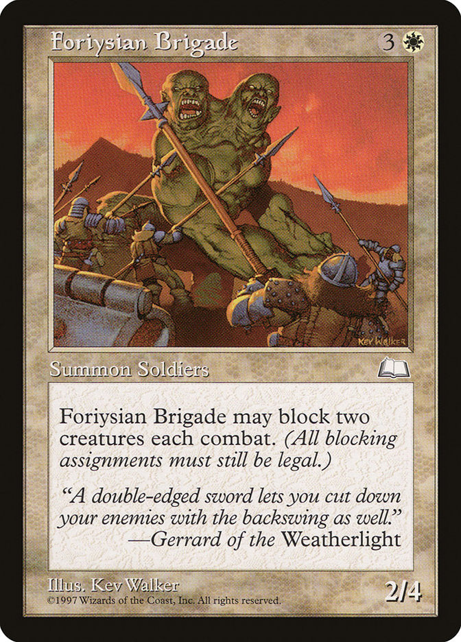 Foriysian Brigade [Weatherlight] | Exor Games New Glasgow
