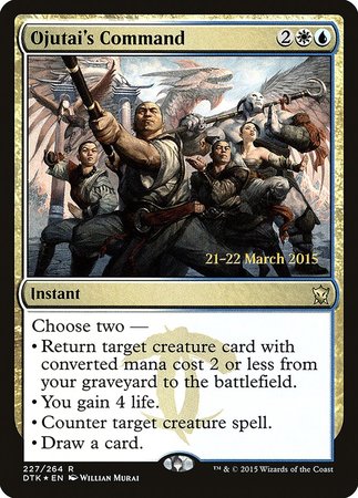 Ojutai's Command [Dragons of Tarkir Promos] | Exor Games New Glasgow