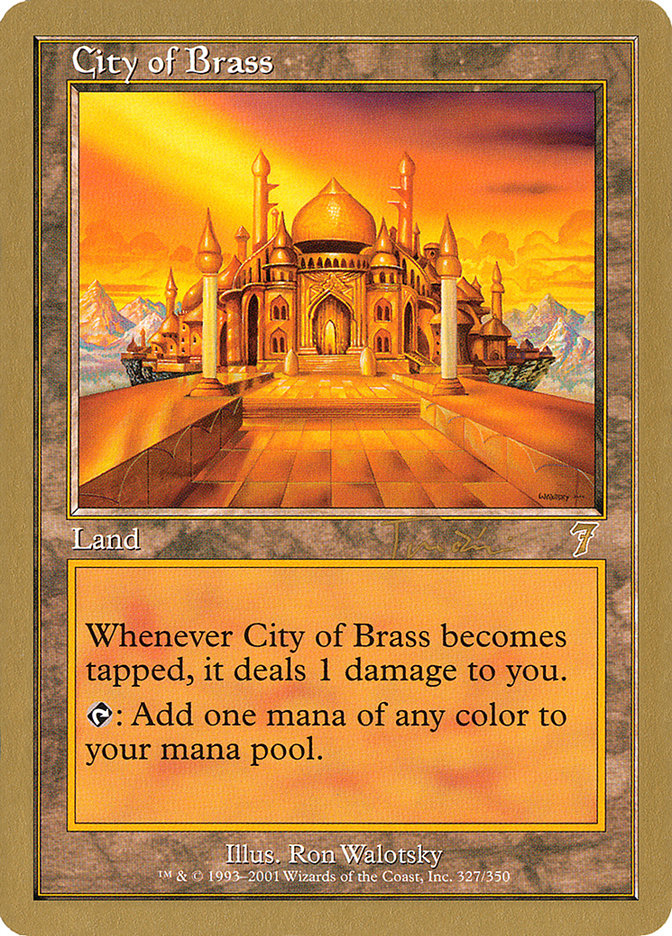 City of Brass (Jan Tomcani) [World Championship Decks 2001] | Exor Games New Glasgow