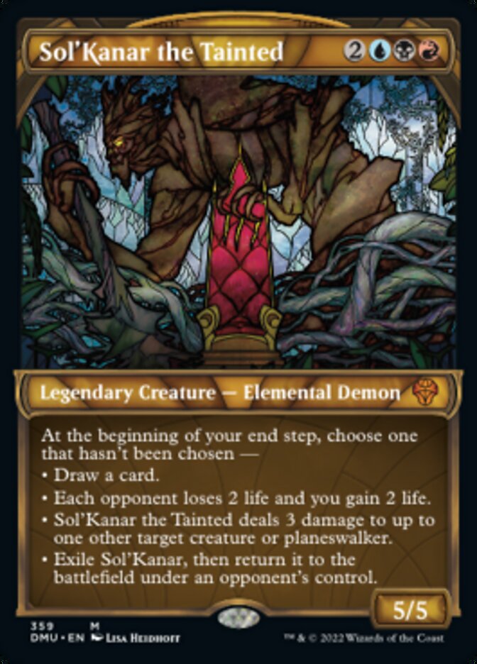 Sol'Kanar the Tainted (Showcase Textured) [Dominaria United] | Exor Games New Glasgow