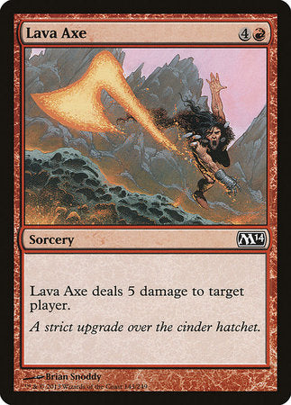 Lava Axe [Magic 2014] | Exor Games New Glasgow