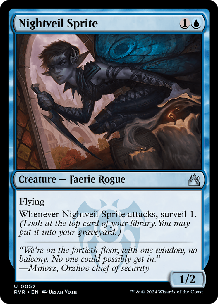 Nightveil Sprite [Ravnica Remastered] | Exor Games New Glasgow