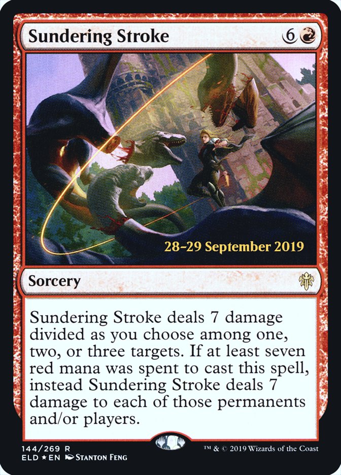 Sundering Stroke  [Throne of Eldraine Prerelease Promos] | Exor Games New Glasgow