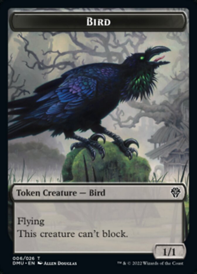 Bird Token (006) [Dominaria United Tokens] | Exor Games New Glasgow