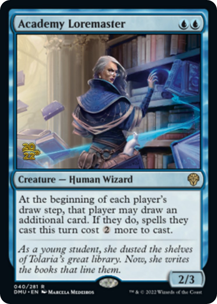 Academy Loremaster [Dominaria United Prerelease Promos] | Exor Games New Glasgow