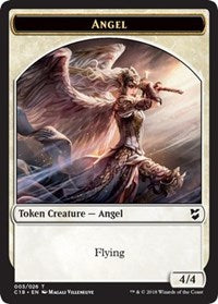 Angel // Soldier Double-sided Token [Commander 2018 Tokens] | Exor Games New Glasgow