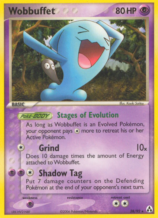 Wobbuffet (28/92) [EX: Legend Maker] | Exor Games New Glasgow