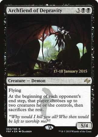 Archfiend of Depravity [Fate Reforged Promos] | Exor Games New Glasgow