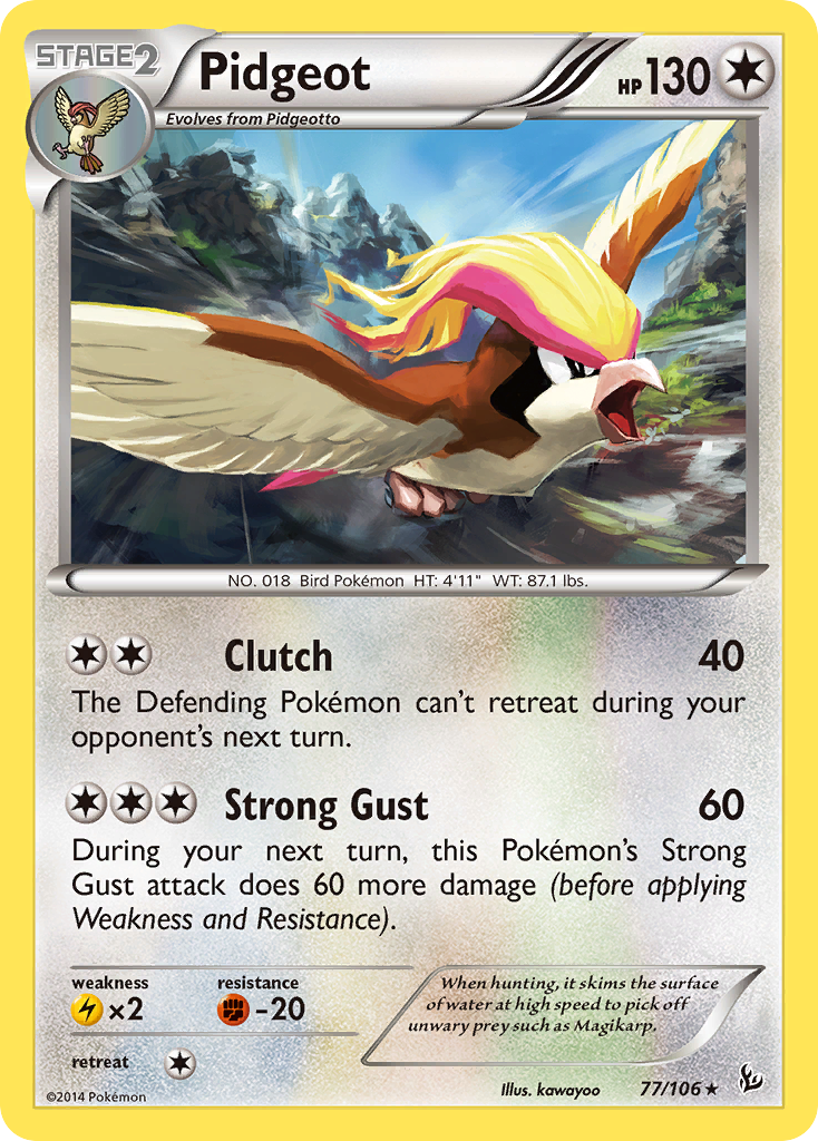 Pidgeot (77/106) [XY: Flashfire] | Exor Games New Glasgow