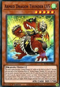 Armed Dragon Thunder LV5 [BLVO-EN003] Super Rare | Exor Games New Glasgow