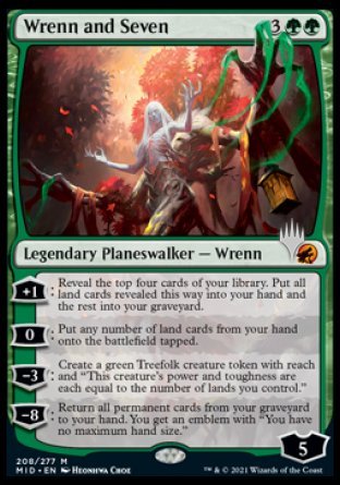 Wrenn and Seven (Promo Pack) [Innistrad: Midnight Hunt Promos] | Exor Games New Glasgow