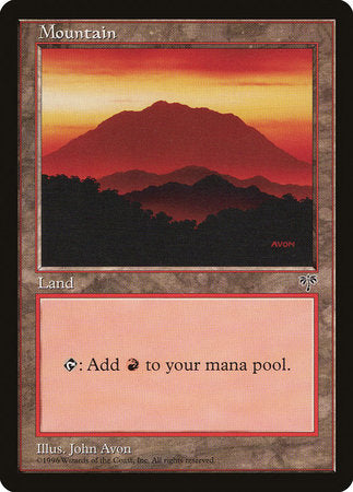 Mountain (Red) [Mirage] | Exor Games New Glasgow