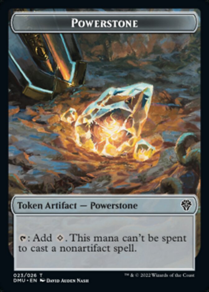 Powerstone Token [Dominaria United Tokens] | Exor Games New Glasgow