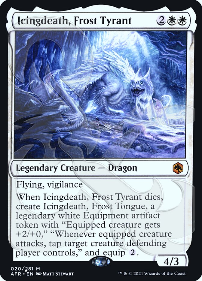 Icingdeath, Frost Tyrant (Ampersand Promo) [Dungeons & Dragons: Adventures in the Forgotten Realms Promos] | Exor Games New Glasgow