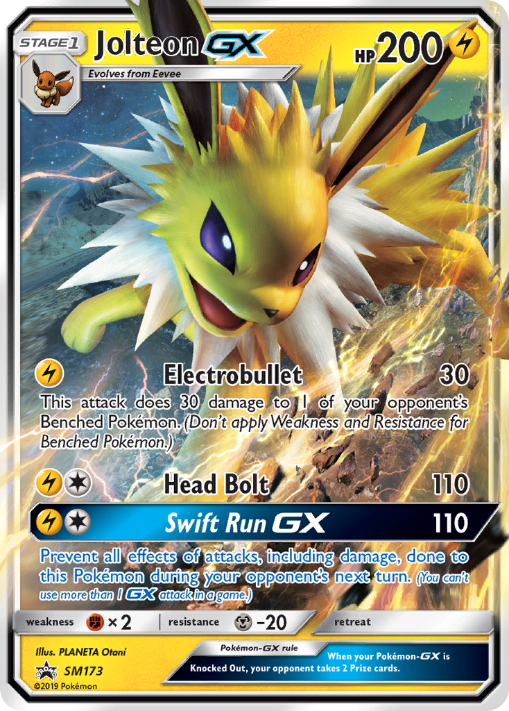 Jolteon GX (SM173) [Sun & Moon: Black Star Promos] | Exor Games New Glasgow