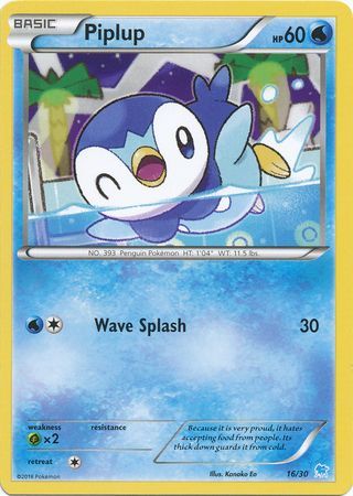 Piplup (16/30) [XY: Trainer Kit 3 - Suicune] | Exor Games New Glasgow