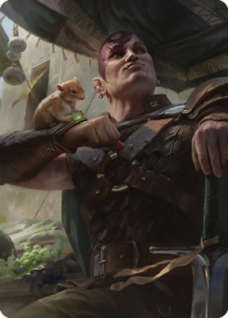 Minsc & Boo, Timeless Heroes Art Card (38) [Commander Legends: Battle for Baldur's Gate Art Series] | Exor Games New Glasgow