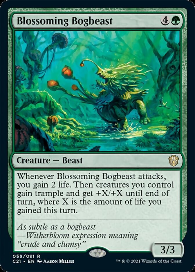 Blossoming Bogbeast [Commander 2021] | Exor Games New Glasgow