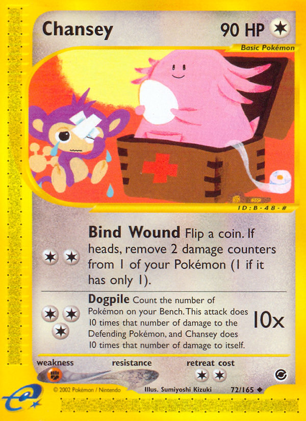 Chansey (72/165) [Expedition: Base Set] | Exor Games New Glasgow