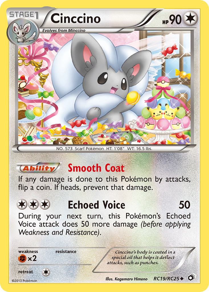 Cinccino (RC19/RC25) [Black & White: Legendary Treasures] | Exor Games New Glasgow