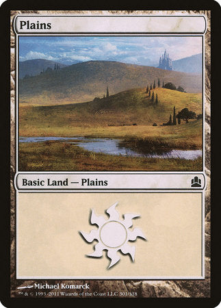 Plains (301) [Commander 2011] | Exor Games New Glasgow