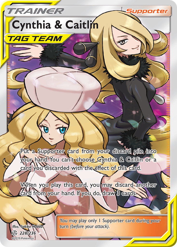 Cynthia & Caitlin (228/236) [Sun & Moon: Cosmic Eclipse] | Exor Games New Glasgow