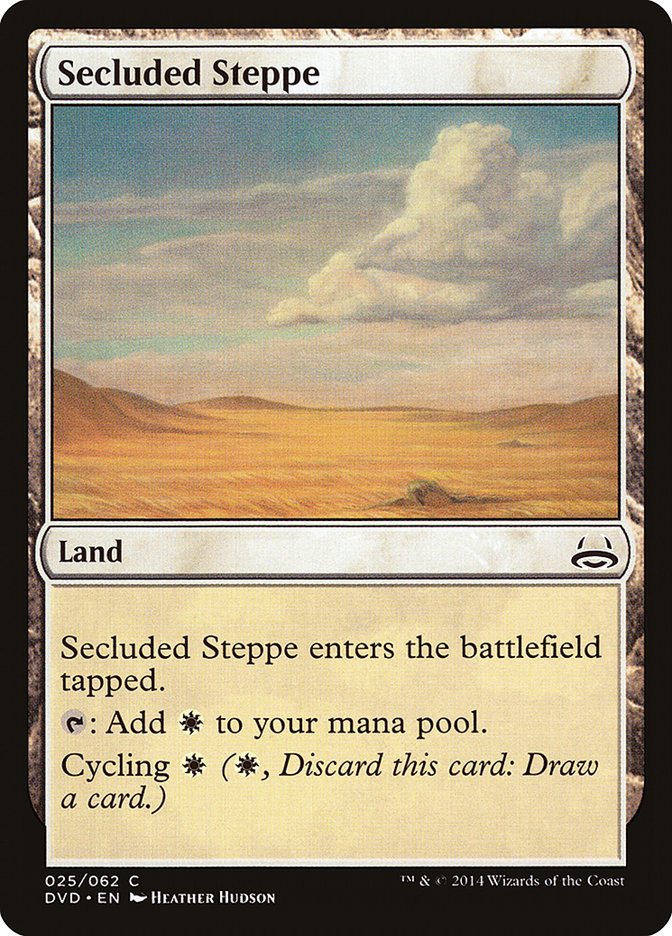 Secluded Steppe (Divine vs. Demonic) [Duel Decks Anthology] | Exor Games New Glasgow
