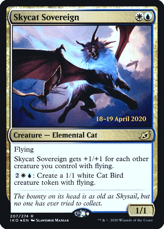 Skycat Sovereign  [Ikoria: Lair of Behemoths Prerelease Promos] | Exor Games New Glasgow