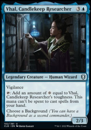 Vhal, Candlekeep Researcher [Commander Legends: Battle for Baldur's Gate] | Exor Games New Glasgow