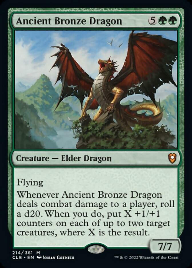 Ancient Bronze Dragon [Commander Legends: Battle for Baldur's Gate] | Exor Games New Glasgow