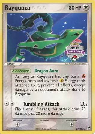 Rayquaza (22/107) (Gym Challenge Promo) [EX: Deoxys] | Exor Games New Glasgow