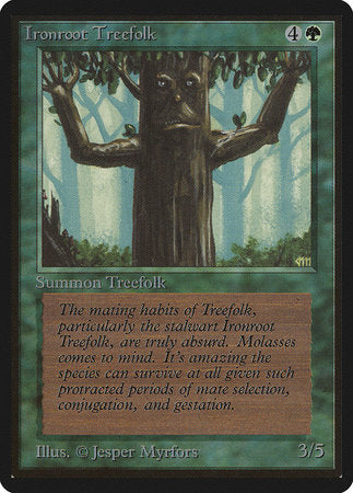 Ironroot Treefolk [Limited Edition Beta] | Exor Games New Glasgow