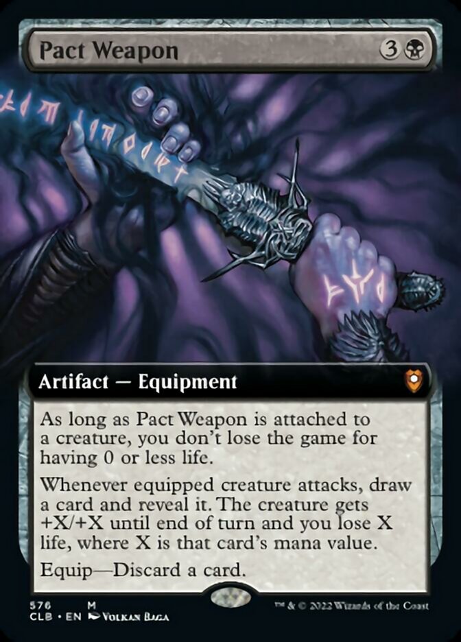 Pact Weapon (Extended Art) [Commander Legends: Battle for Baldur's Gate] | Exor Games New Glasgow