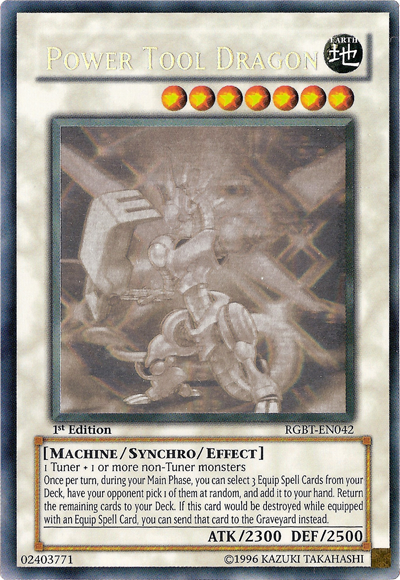 Power Tool Dragon [RGBT-EN042] Ultimate Rare | Exor Games New Glasgow