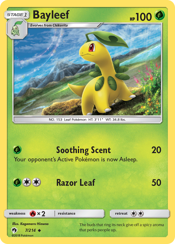 Bayleef (7/214) [Sun & Moon: Lost Thunder] | Exor Games New Glasgow